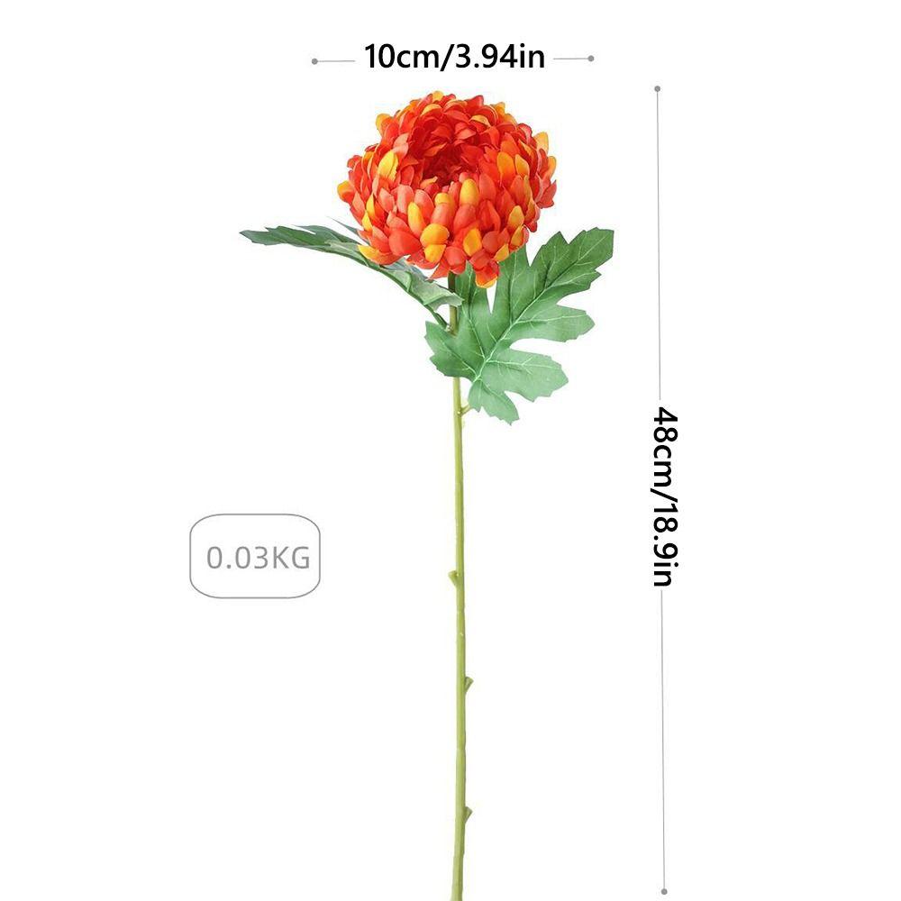 Сделай сам Реалистичная Хризантема Многоцветный Искусственный Цветок НОВЫЙ Цветочная Композиция Украшение для Дома