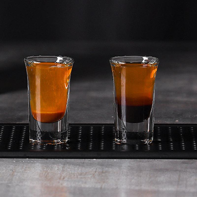 Набор из 12 шт. 30 мл 1 унция Мини стопки для бара, вечеринки, креативных коктейлей, ликера, виски, специальных напитков, стаканчики для "бомбы", прозрачные