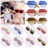 Mini Plush Doll Accessories Glasses Clothes Cute Heart Frame Plush Doll Eyeglasses For 20cm Dolls