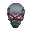 Skull Skeleton Head Skull 3D Metal Car Body Sticker Auto Rear Emblem Badge Decal