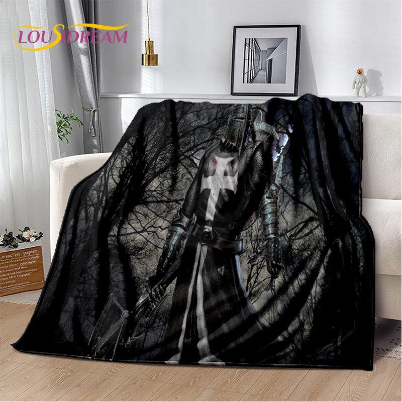 Мягкое плюшевое одеяло Cavalier Knight Templar Crusaders, фланелевое одеяло для гостиной, спальни, кровати, дивана, пикника