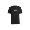 Футболка Originals Trefoil Simple Letter Logo Print Round Neck Short Sleeve Men Tops Black HI5275