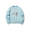 X Disney Co-Branded Sports Fashion Series Cartoon Print Loose Pullover Sweatshirt Women Tops Blue AWDR380-4