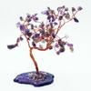 Amethyst Crystal Tree On Agate Base, 100 Gemstones