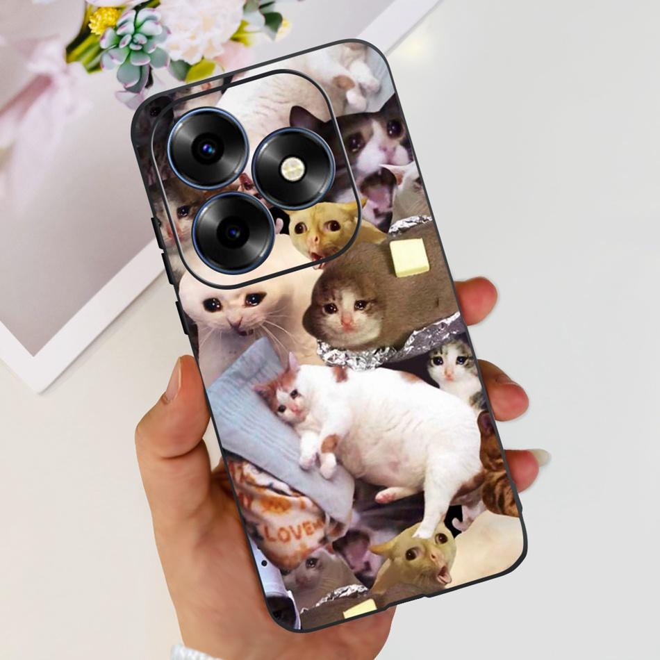 Для чехла Itel S23 Plus S681LN itel S23 S665L Модный Элегантный Расписной Мягкий Силикон ТПУ Задняя Крышка Телефона Для Itel S23+ S23Plus
