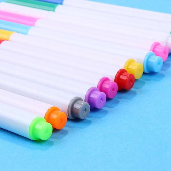 8/12Pcs Water Soluble Chalk Markers LED Boards Art Crafts Smooth Application Bold Lines Erasable Ink Neon Pens