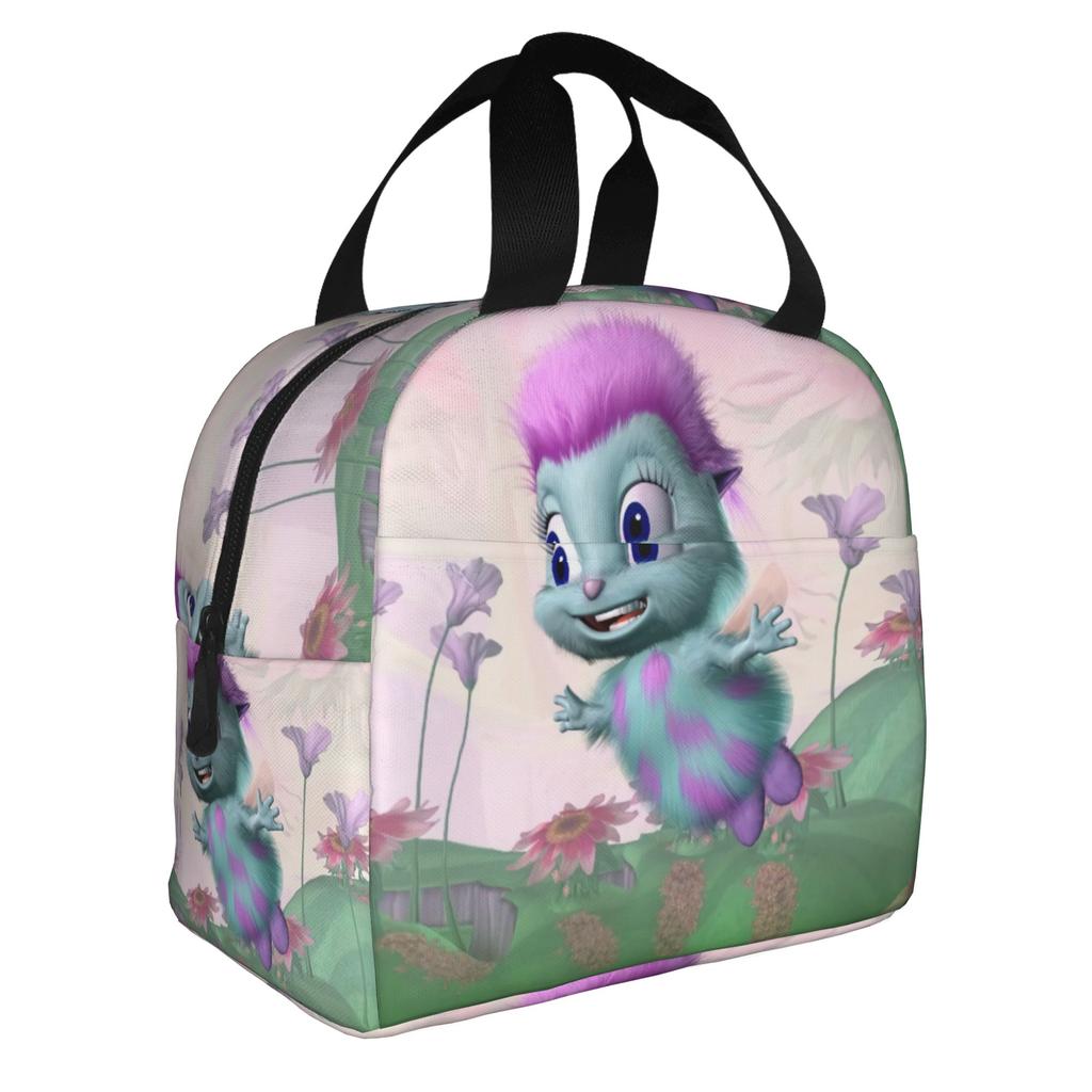Cute Bibble Meme Lunch Bag Women Fantasy Cartoon Cooler Warm Insulated Lunch Boxes for Adult Office
