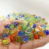 10/50Pcs 25/14Mm Colorful Glass Marbles - Marble Run Game Solitaire Toy Vase Filler Fish Tank Decor Home Fun Gift For Kids