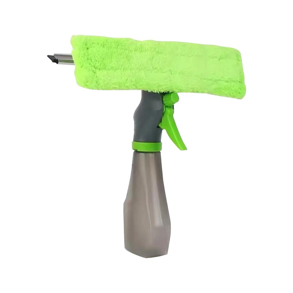 Window Squeegee With Microfiber Water Spray Bottle, Window Cleaning Kit, All Purpose Window Glass Cleaner With Spray Head