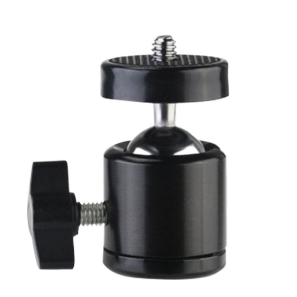 1/4" Screw Hot Shoe Ball Head Metal Rotating Mount Base Adapter for DSLR/DV