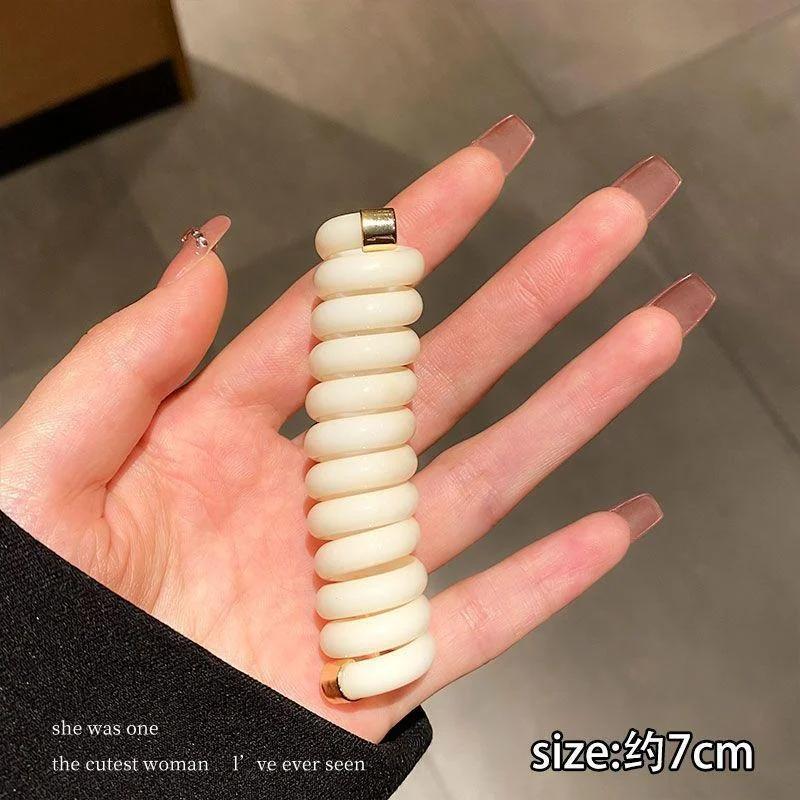 Новые резинки для волос «конский хвост» резинки для волос резинки для волос телефонные провода аксессуары для волос модные повязки для волос женские головные уборы