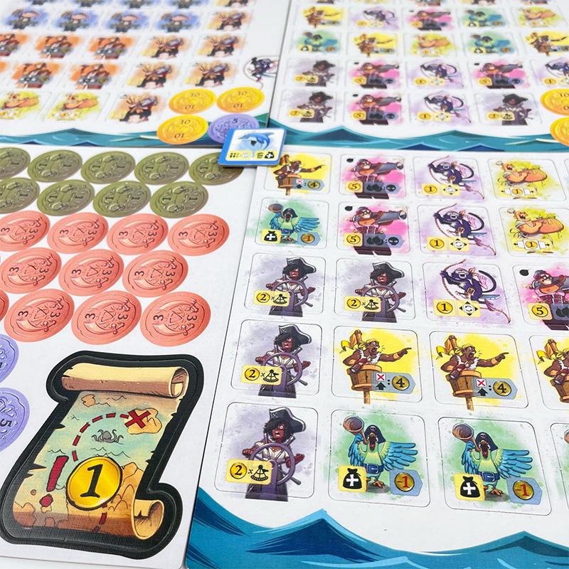 Настольная карточная игра Капитан Флип - Динамичная семейная игра для 2-6 игроков - Стратегическая настольная игра для вечеринок, веселье для всех возрастов