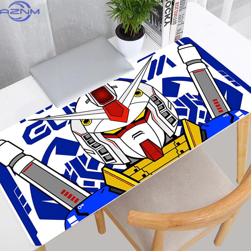 Mouse Pads Large Mechanical Warrior Rx782 Ggundam Gamer Keyboard Desk Mat Rubber Gaming Accessories Mousepad Anime Desk Decor