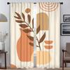 Abstract Line Pattern Anti-mosquito Curtains for Camera Blinds Home Interior Curtains 2 Pieces Halloween Decoration Partition