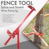 Инструмент для натяжения проволоки забора Патио Газон Сельскохозяйственный натяжитель для ограждения Сращиватель Фиксатор Садовый натяжитель колючей проволоки для патио двора клумбы