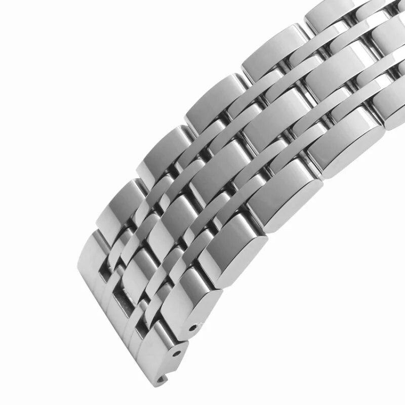 Solid Stainless Steel Wacth Strap 12/13/14/16/17/18/19/20/21/22/23/24mm for Tissot Metal Wristband for Omega Band for Armani