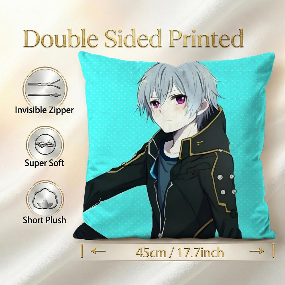 Anime Gargantia On The Verdurous Planet Cushion Cover 1Pcs Decorative Covers Soft Cushion Case For Sofa Couch Decor 40X40 45X45