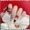 20Pcs/set Nail Supplies Christmas Nail Decorations Christmas Nail Accessories  Manicurist