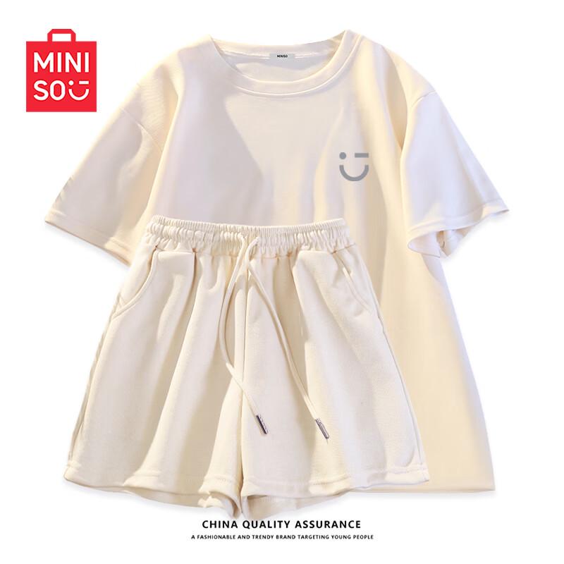 MINISO Женский повседневный спортивный костюм с шортами