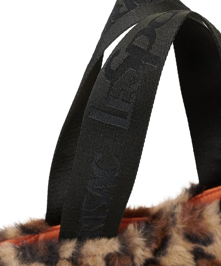 FUR EW TOTE3029Леопардовый Пушистый Мех
