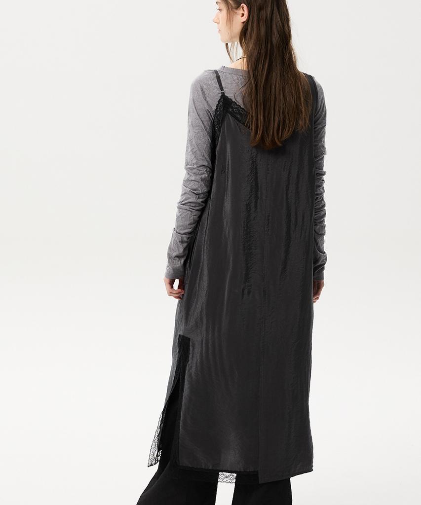 Mid And Row Unbalanced Layered Dress
