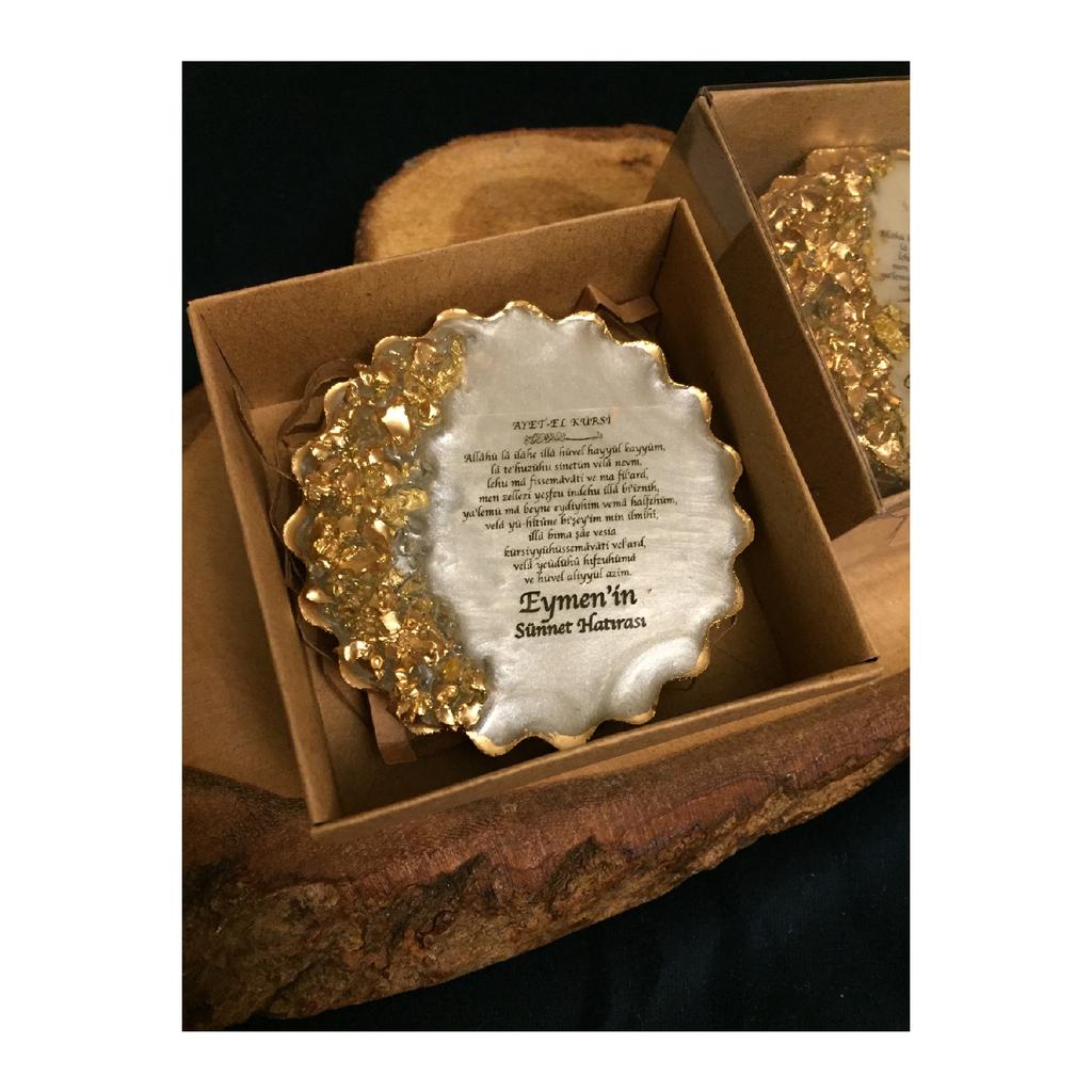 Молитвенный магнит Айетель Крси, подарок на обрезание, Мавлид, новорожденный, помолвка, обещание, свадебный подарок (10 кусочков)