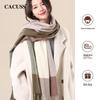 CACUSS Women's Warm Wool Blend Scarf Shawl