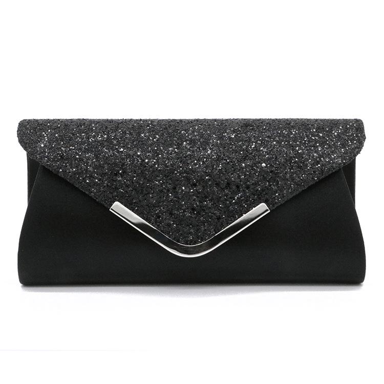 SCIONE Fashionable Dinner PU Sequin Elegance Handbags Catching Bag Clutch Bag Cosmetic Banquet Bag