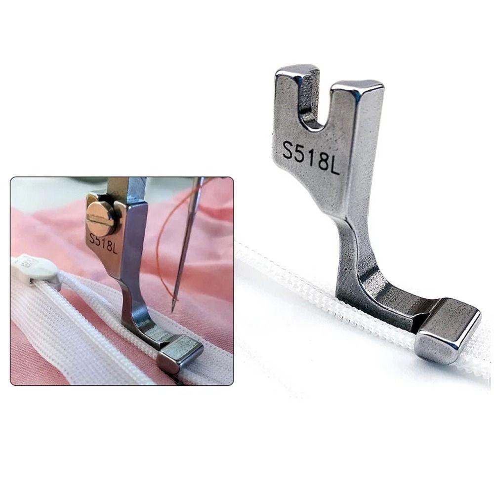 1 шт. Лапка для молнии прямострочной швейной машины, стальная, аксессуары для швейной машины, прочная S518L/T168, случайная