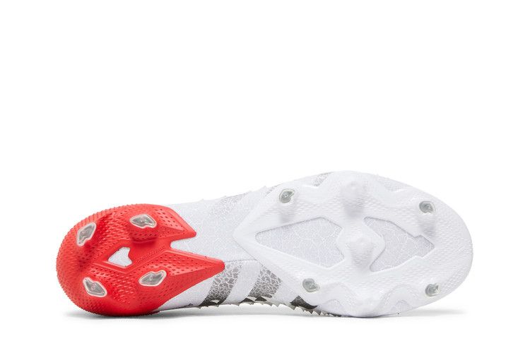 Мужские кроссовки Adidas Predator Freak.1 Low FG 'Белый Солнечно-Красный'