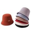 Solid Color Winter For Ladies Ear Protector Panama Hat Knitted Hat Letter Bucket Cap Fisherman Hat