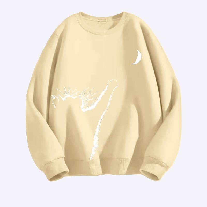 Spring and Autumn Round Neck Sweatshirt for Men, New Trendy Brand Korean Style Design Niche Loose Casual Sweatshirt for Men