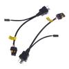 2Pcs H4 Relay Wireharness For H4 Bulb Upgrade Bi Led&Xenon Projector Lense Car Light Accessories