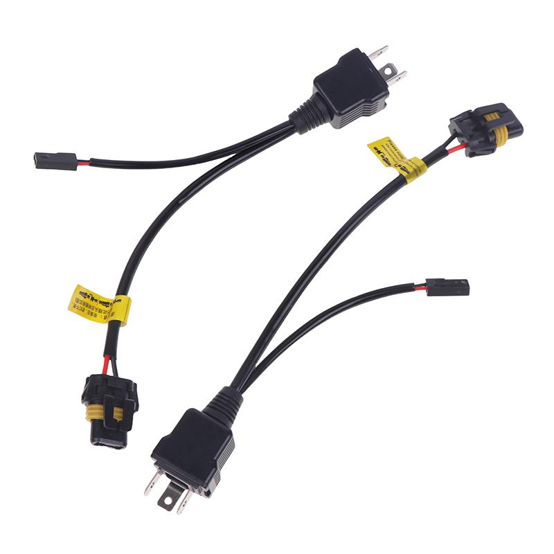 2Pcs H4 Relay Wireharness For H4 Bulb Upgrade Bi Led&Xenon Projector Lense Car Light Accessories