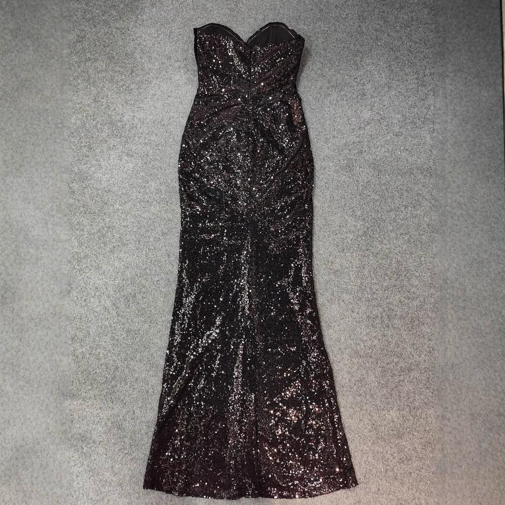 Sexy slim fit heavy industry bead tube top, hip tube top temperament advanced sense party dinner annual meeting evening dress