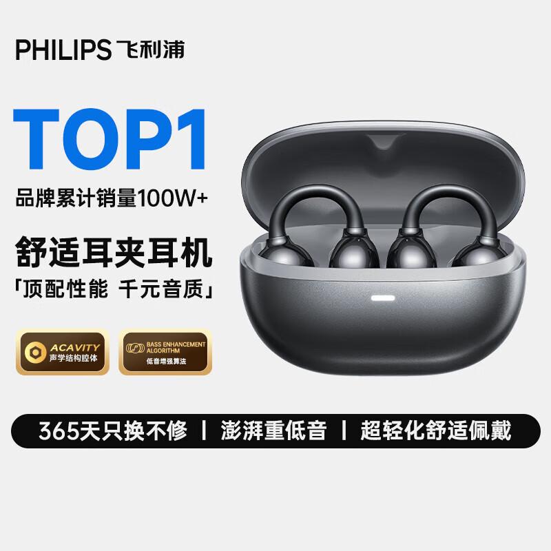 Беспроводные Bluetooth-наушники Philips TAT3469 с открытым ушным креплением