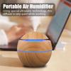 Wood Grain Essential Oil Diffuser Ultrasonic Aromatherapy Diffuser Mini Mist Maker  Car Use