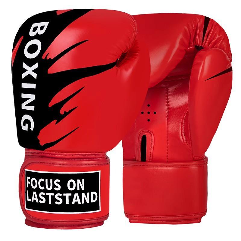 Professional Boxing Gloves Kids Adults PU Leather Punching Bag Training 6oz 8oz 10oz 12oz