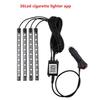 Car Interior Decorative Lamps Strips Atmosphere Lamp Cold Light Decorative Dashboard Console Auto LED Ambient Lights Party Lamps