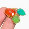 Carnelian, Onyx Gemstone Handmade 925 Sterling Silver Jewelry Ring Size 6 KJ-1623