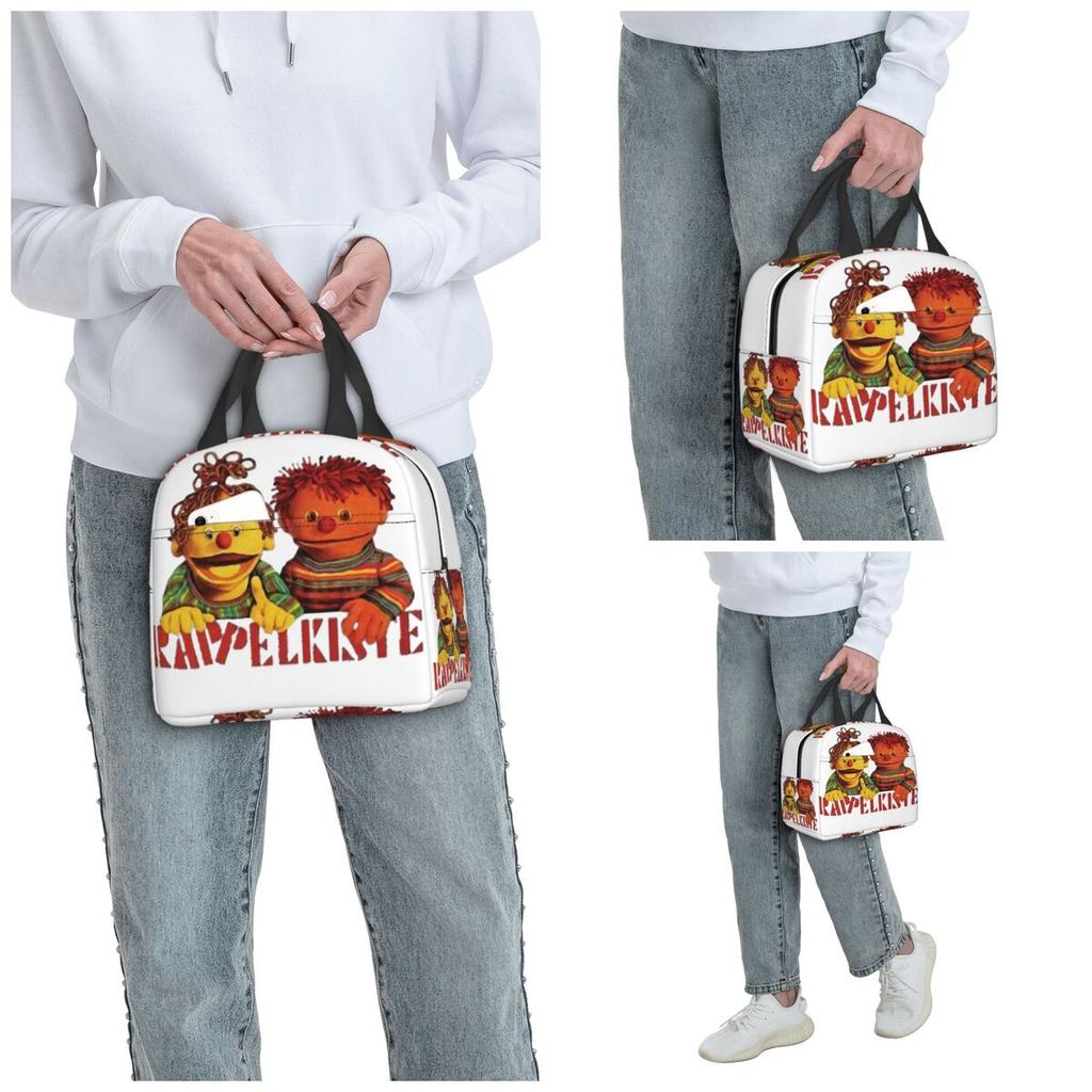 Ratz Und Rube Rappelkiste Insulated Lunch Bag for Women Office Cooler Thermal Food Box Tote Portable Lunch Boxes Container