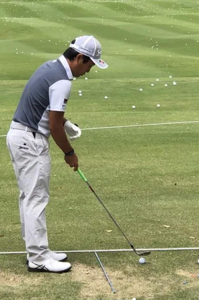 Оборудование для практики свинга Tour AD, выравнивающая палка графитового дизайна (Набор 2) (синий)