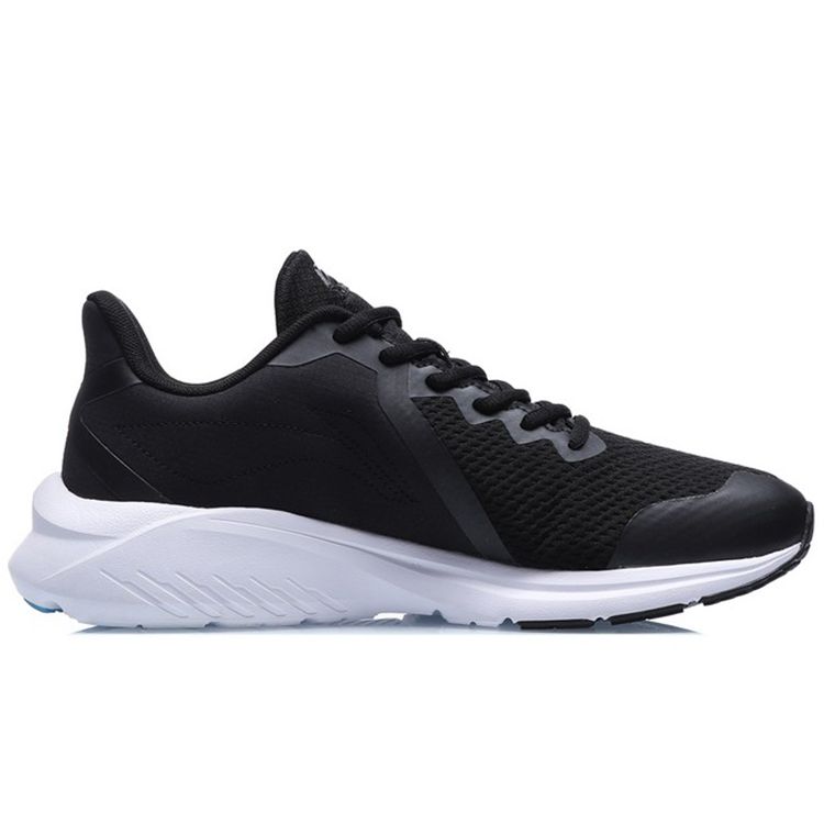 Li-Ning Амортизирующие нескользящие прочные низкие кроссовки для бега мужские кроссовки черные белые синие ARHQ317-3