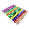 Colorful 16mm Transparent Rounded Dice with Crystal Pips for KTV Bars