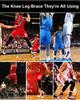 Sports Full Length Thick Leg Compression Sleeves Basketball Stabilizer Protect Calf Shin Anti-Slip Strip Shock Absorber