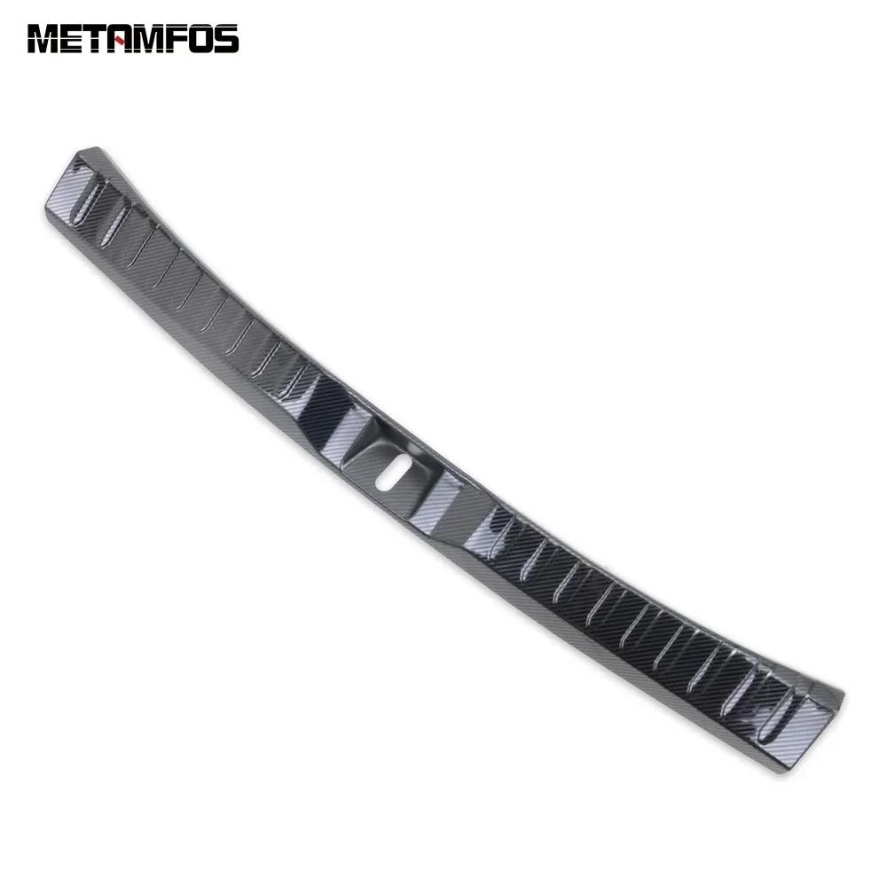 For Toyota Rav4 Rav 4 - 2024 Rear Trunk Bumper Foot Plate Tail Door Sill Scuff Guard Plate Accessories Car Styling