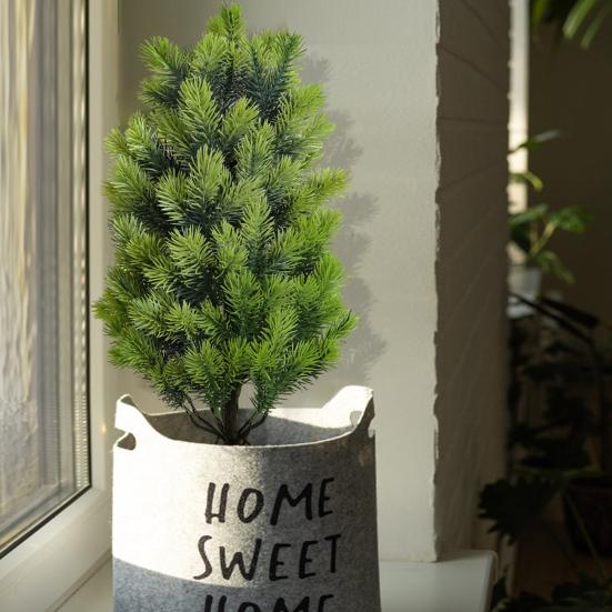 Искусственное топиарное дерево из кедра с колышком, реалистичное, искусственные кедровые сосны, рождественская елка, устойчивые к УФ-лучам, имитированные кустарники для крыльца, наружный декор