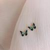 2025 Vintage Silver Butterfly Stud Earrings: Sleep-Friendly Simple Korean Style for Women.