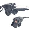 60W Motorcycle USB PD+QC3.0 Fast Charger Handlebar Dual USB Socket with Switch Voltmeter Power Supply Adapter