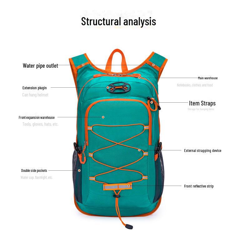Multisport Hydration Backpack: Cycling, Hiking & Running
